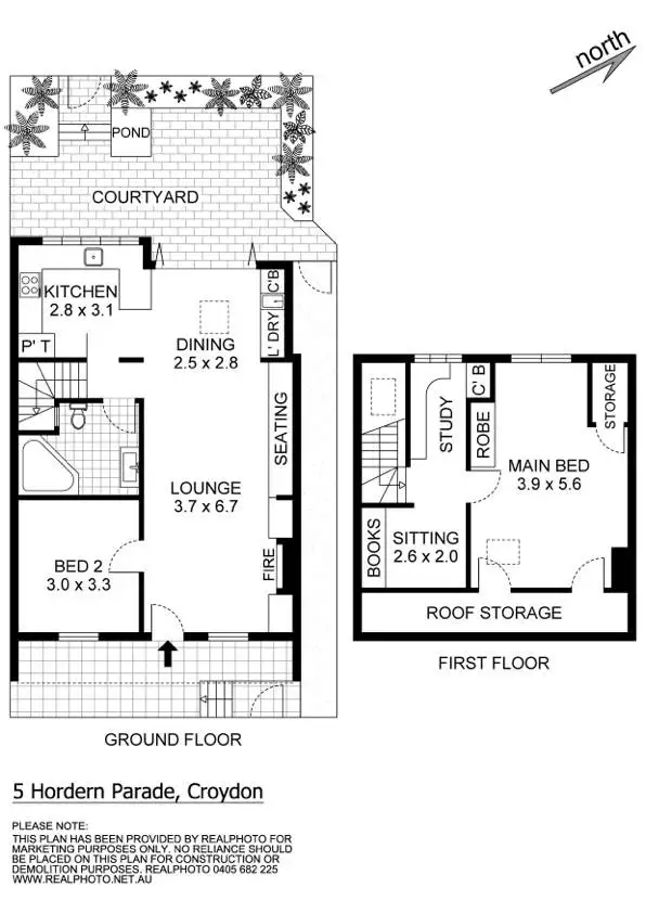 Floorplan of Homely house listing, 5 Hordern Parade, Croydon NSW 2132