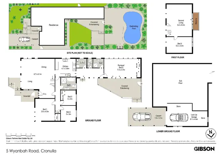 Floorplan of Homely house listing, 5 Wyanbah Road, Cronulla NSW 2230