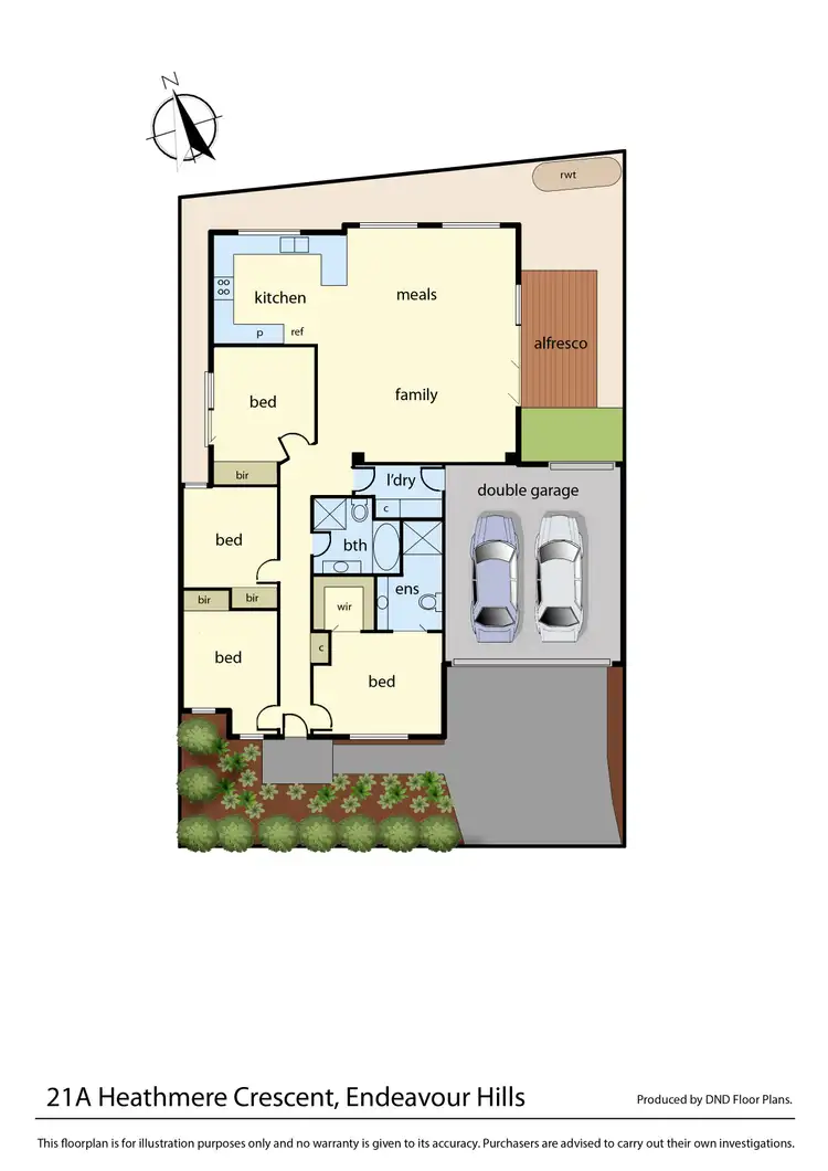 Floorplan of Homely house listing, 21A Heathmere Crescent, Endeavour Hills VIC 3802