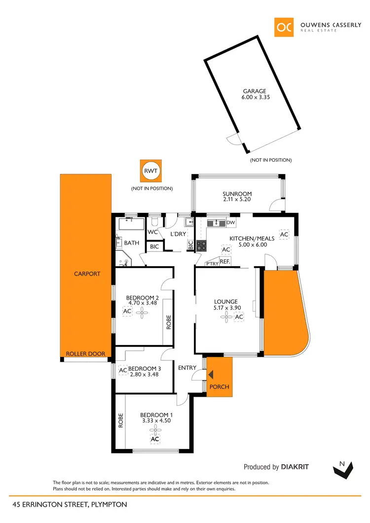 Floorplan of Homely house listing, 45 Errington Street, Plympton SA 5038