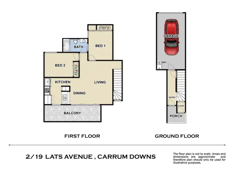 Floorplan of Homely unit listing, 2/19 Lats Avenue, Carrum Downs VIC 3201