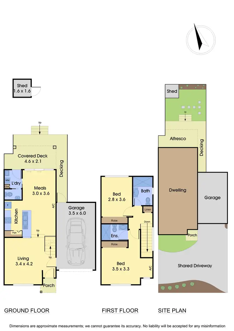 Floorplan of Homely townhouse listing, 2/12 Eldale Avenue, Greensborough VIC 3088