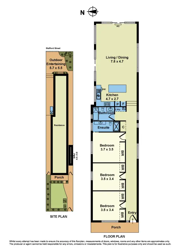 Floorplan of Homely house listing, 27 Dudley Street, Footscray VIC 3011