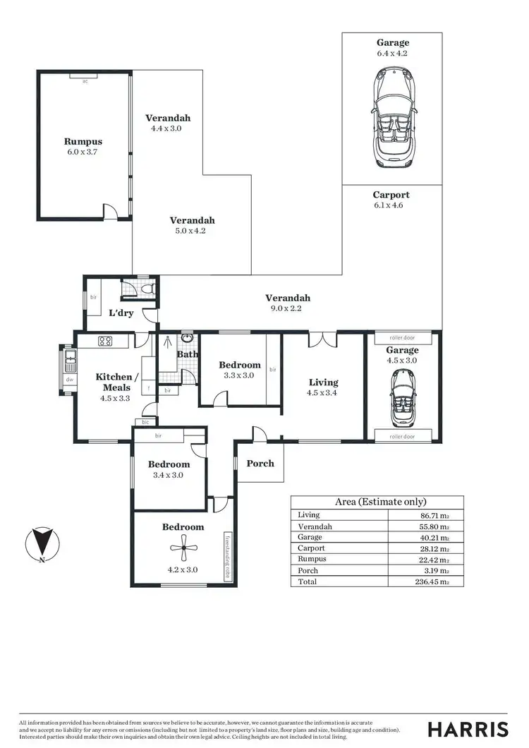 Floorplan of Homely house listing, 15 Birch Grove, Dernancourt SA 5075