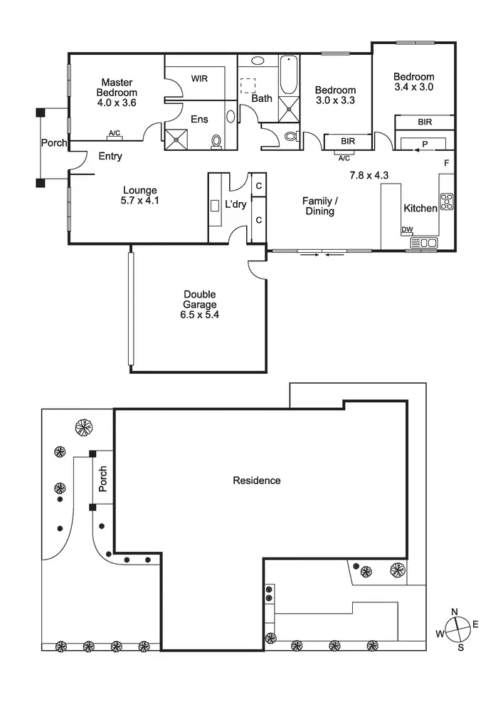 Floorplan of Homely house listing, 14 Carol Street, Mornington VIC 3931
