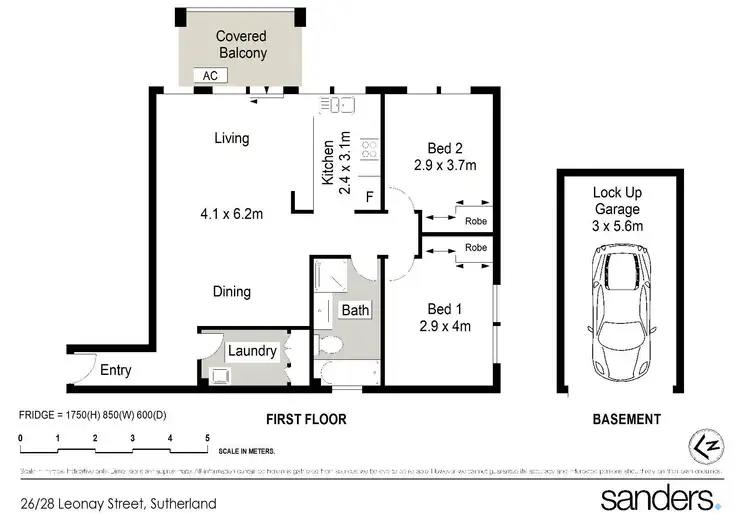 Floorplan of Homely unit listing, 26/28-34 Leonay Street, Sutherland NSW 2232