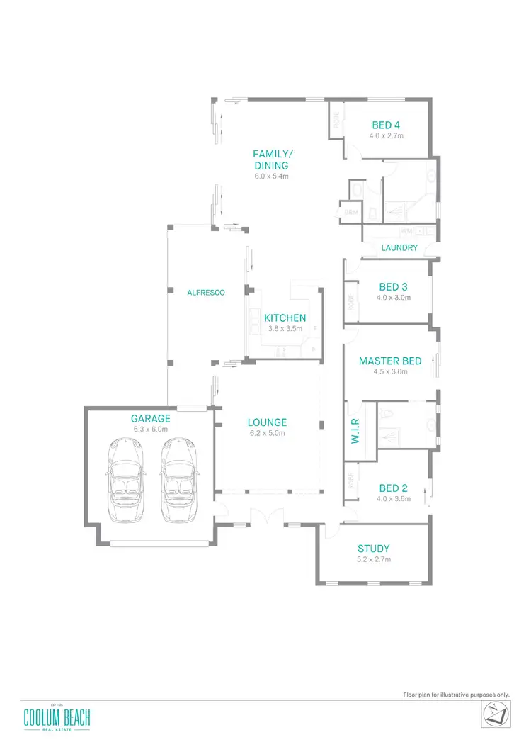 Floorplan of Homely house listing, 18 Magenta Drive, Coolum Beach QLD 4573