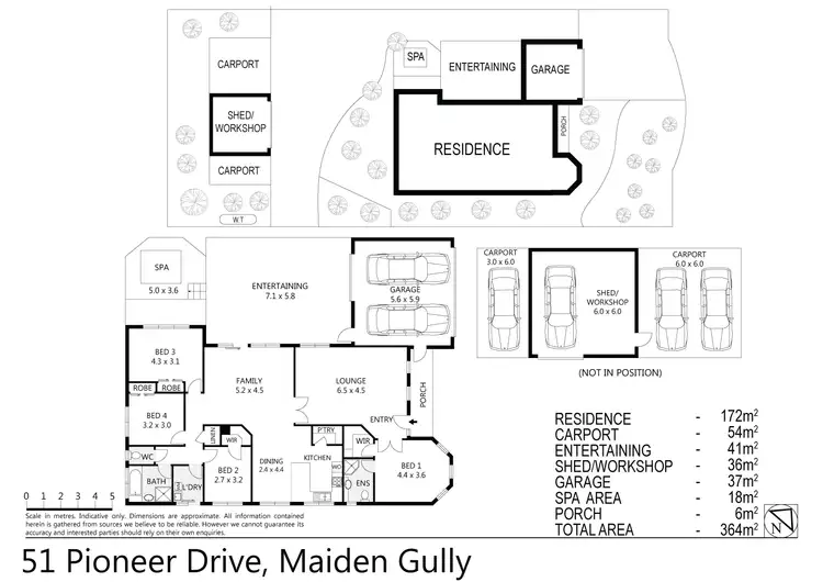 Floorplan of Homely house listing, 51 Pioneer Drive, Maiden Gully VIC 3551