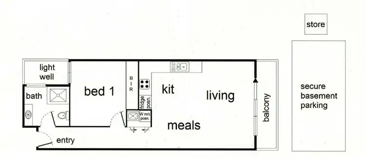 Floorplan of Homely apartment listing, 103/3 Chandler Road, Boronia VIC 3155