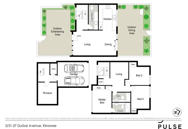 Floorplan of Homely townhouse listing, 3/31-37 Durbar Avenue, Kirrawee NSW 2232