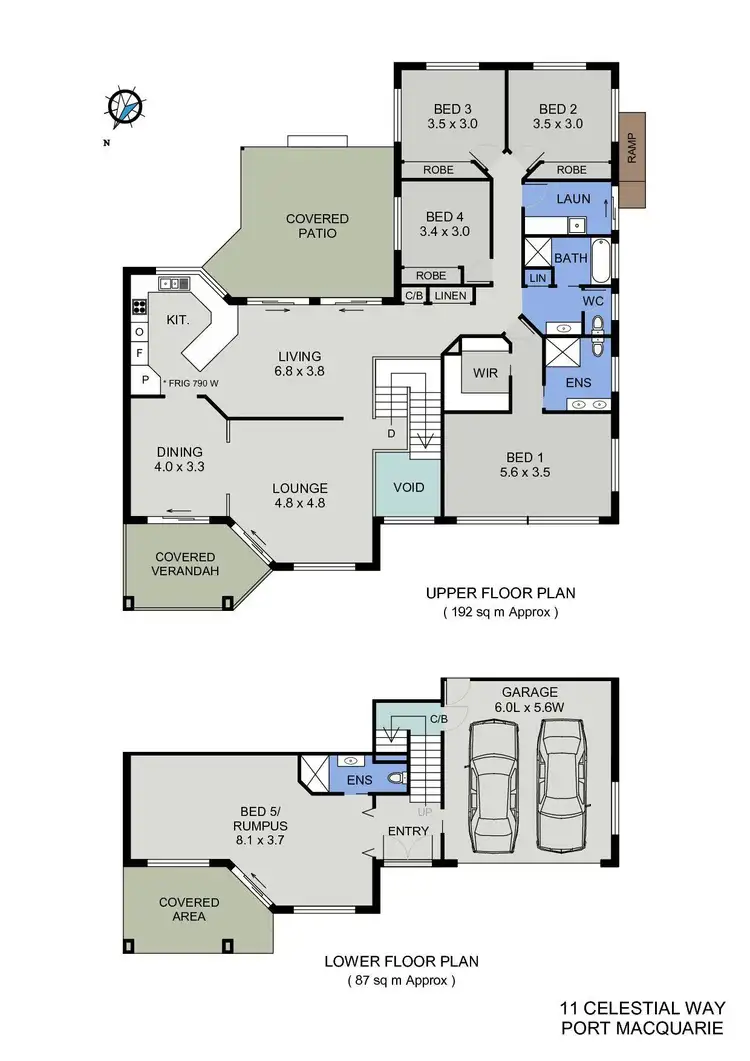 Floorplan of Homely house listing, 11 Celestial Way, Port Macquarie NSW 2444