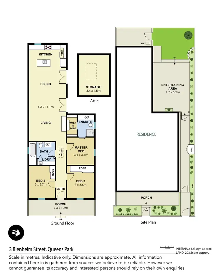 Floorplan of Homely house listing, 3 Blenheim Street, Queens Park NSW 2022