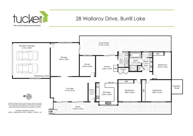 Floorplan of Homely house listing, 28 Wallaroy Drive, Burrill Lake NSW 2539