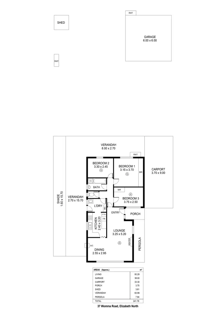 Floorplan of Homely house listing, 37 Womma Road, Elizabeth North SA 5113