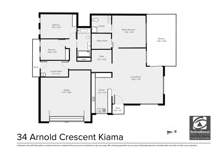 Floorplan of Homely house listing, 34 Arnold Crescent, Kiama NSW 2533