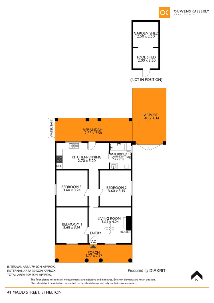 Floorplan of Homely house listing, 41 Maud Street, Ethelton SA 5015
