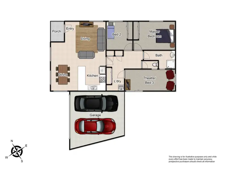 Floorplan of Homely unit listing, 131A Shetland Street, Endeavour Hills VIC 3802