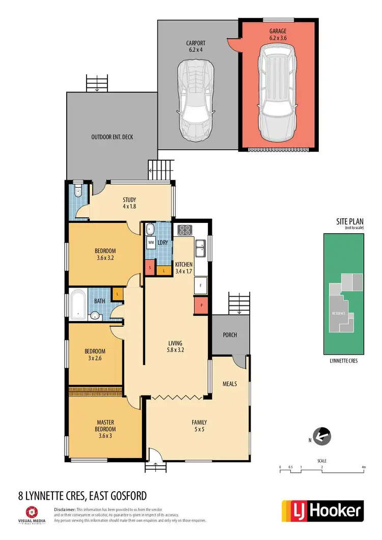 Floorplan of Homely house listing, 8 Lynnette Crescent, East Gosford NSW 2250