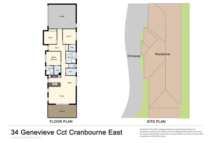 Floorplan of Homely house listing, 34 Genevieve Circuit, Cranbourne East VIC 3977