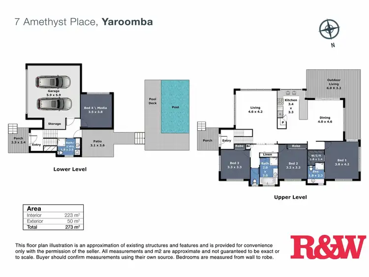 Floorplan of Homely house listing, 7 Amethyst Place, Yaroomba QLD 4573