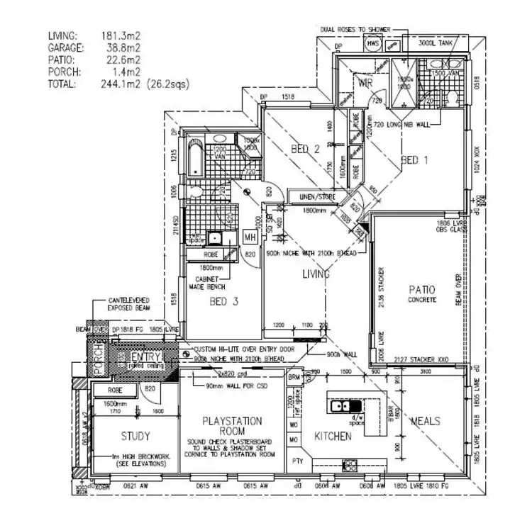 Floorplan of Homely house listing, 6 Camellia Close, Boambee East NSW 2452