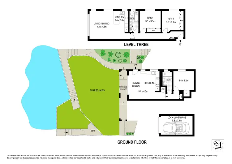 Floorplan of Homely apartment listing, 12/8 Bruce Avenue, Manly NSW 2095