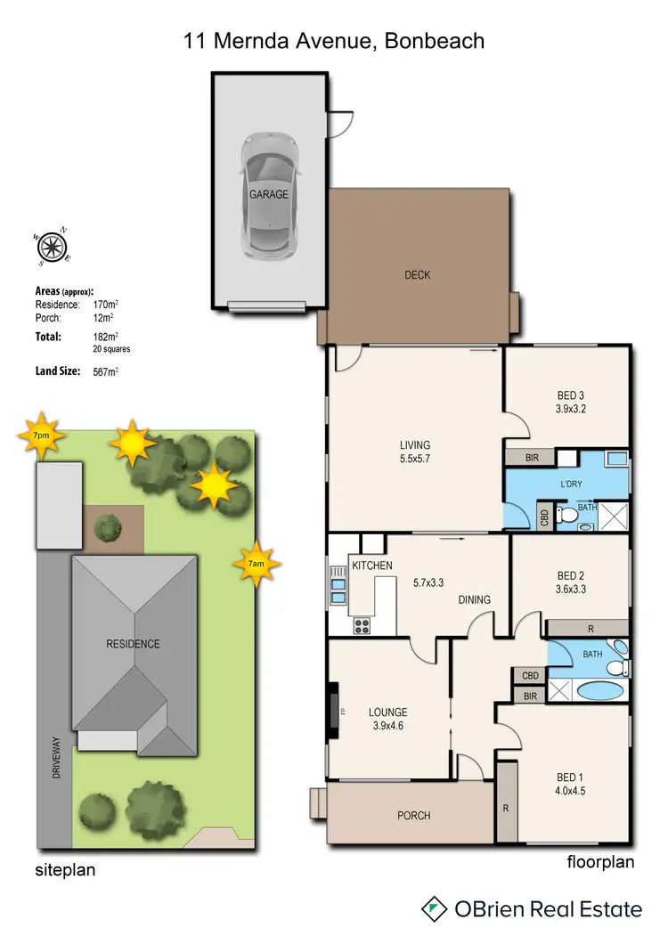 Floorplan of Homely house listing, 11 Mernda Avenue, Bonbeach VIC 3196