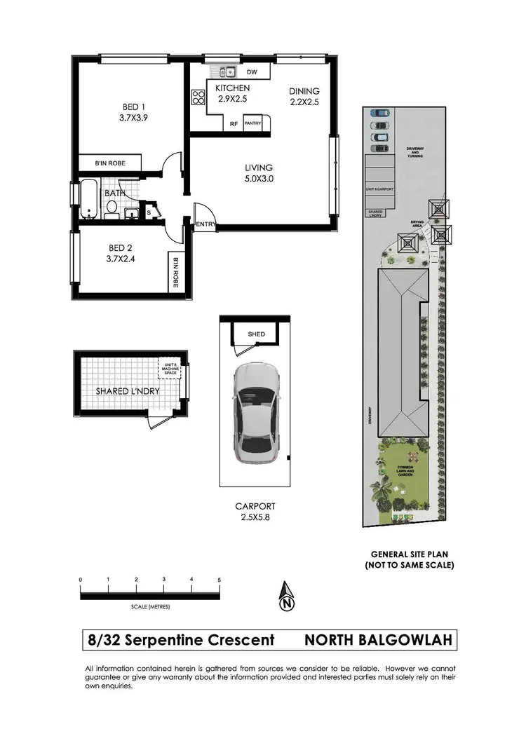 Floorplan of Homely unit listing, 8/32 Serpentine Crescent, North Balgowlah NSW 2093
