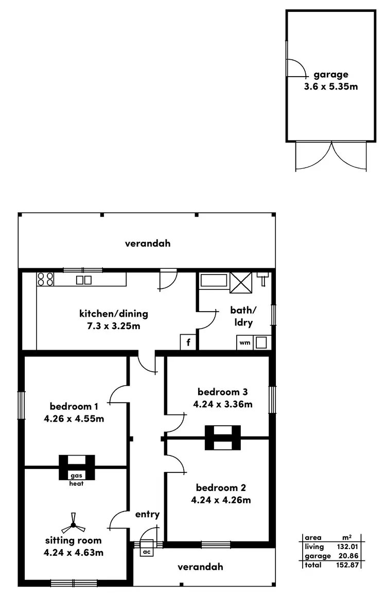 Floorplan of Homely house listing, 16 Regent Place, Kensington SA 5068