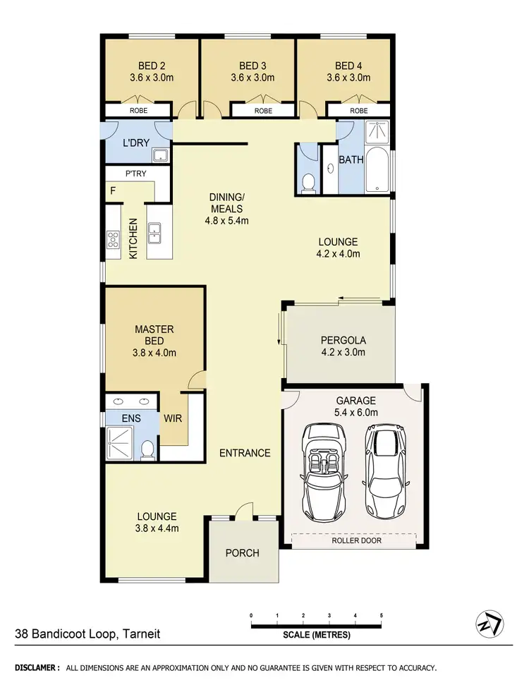 Floorplan of Homely house listing, 38 Bandicoot Loop, Tarneit VIC 3029