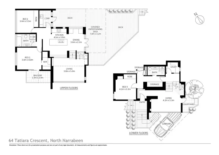 Floorplan of Homely house listing, 64 Tatiara Crescent, North Narrabeen NSW 2101