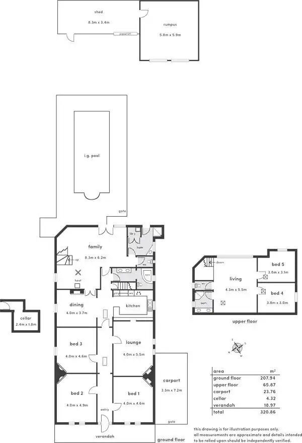 Floorplan of Homely house listing, 125 First Avenue, Joslin SA 5070
