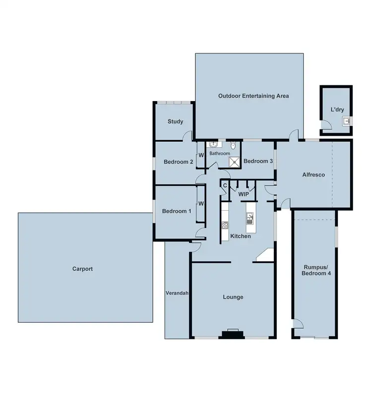 Floorplan of Homely house listing, 15 Peel Street, Maryborough VIC 3465
