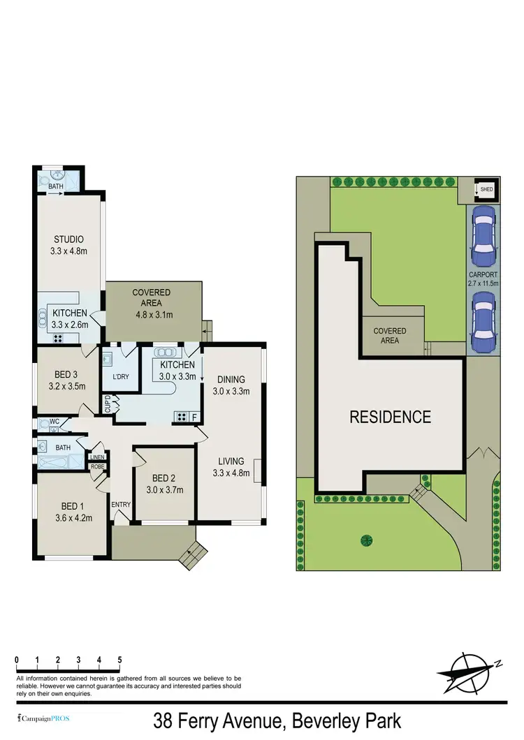 Floorplan of Homely house listing, 38 Ferry Avenue, Beverley Park NSW 2217