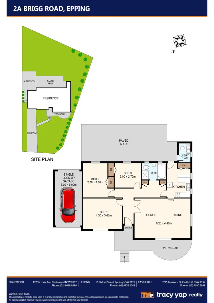 Floorplan of Homely house listing, 2A Brigg Road, Epping NSW 2121
