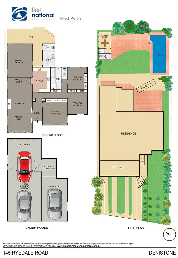 Floorplan of Homely house listing, 145 Ryedale Road, Denistone NSW 2114