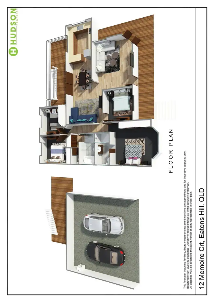 Floorplan of Homely house listing, 12 Memoire Court, Eatons Hill QLD 4037