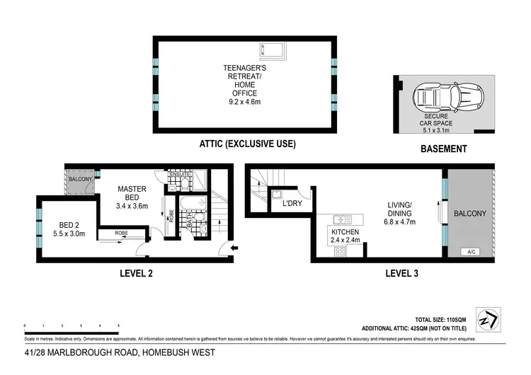 Floorplan of Homely apartment listing, 41/28-32 Marlborough Road, Homebush West NSW 2140