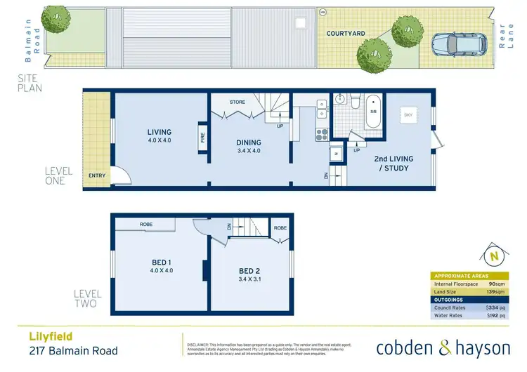 Floorplan of Homely house listing, 217 Balmain Road, Lilyfield NSW 2040