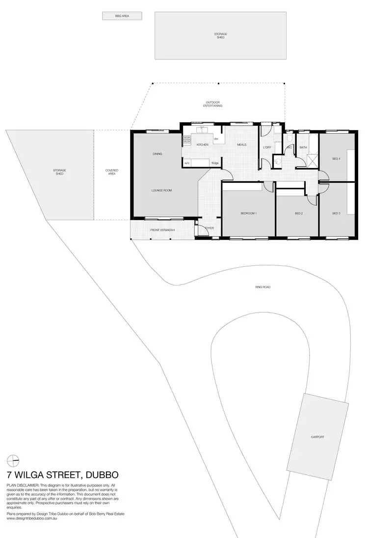 Floorplan of Homely house listing, 7 Wilga Street, Dubbo NSW 2830