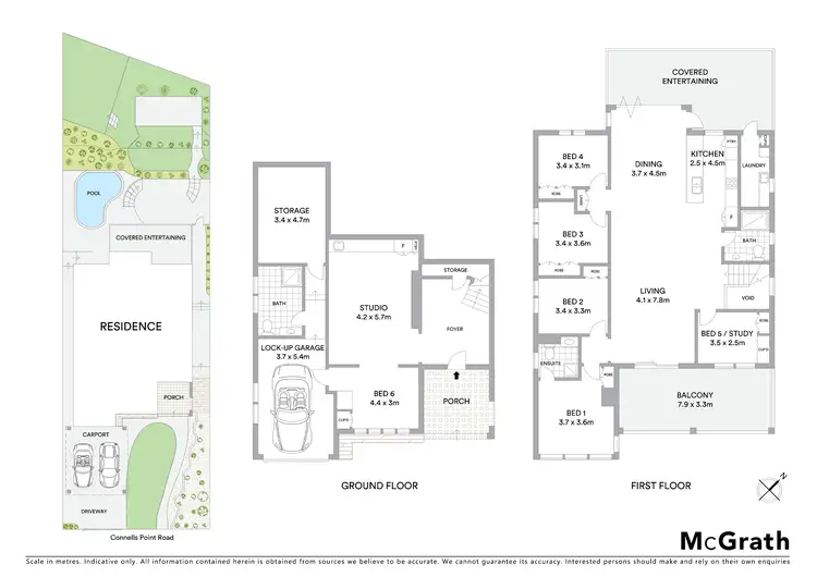 Floorplan of Homely house listing, 261 Connells Point Road, Connells Point NSW 2221