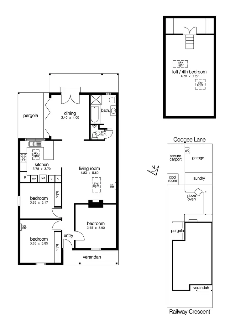 Floorplan of Homely house listing, 53 Railway Crescent, Williamstown VIC 3016