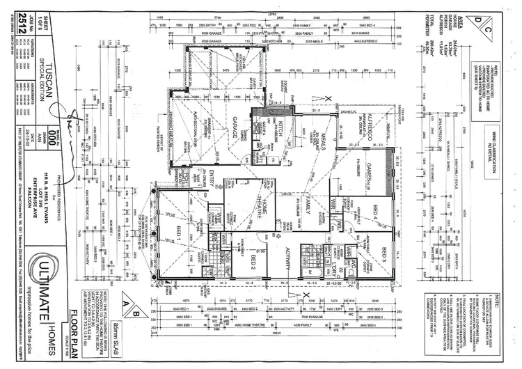 Floorplan of Homely house listing, 44 Enterprise Avenue, Falcon WA 6210