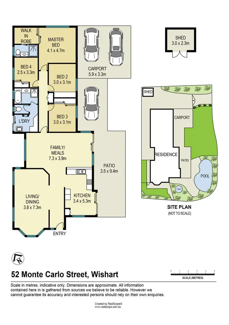 Floorplan of Homely house listing, 52 Monte Carlo Street, Wishart QLD 4122