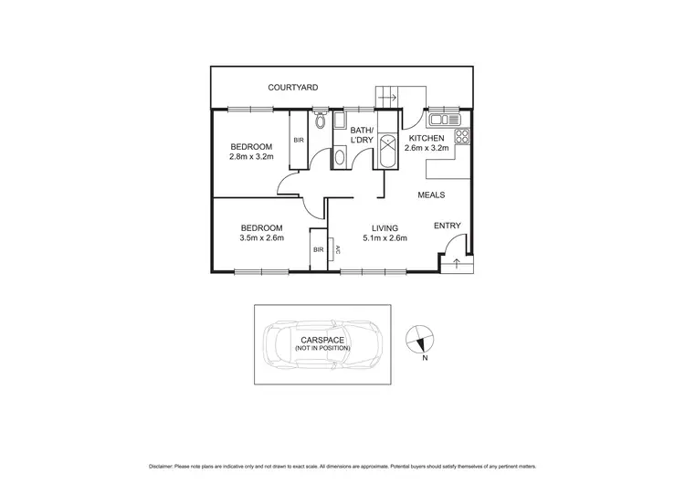 Floorplan of Homely unit listing, 4/21 Everett Street, Brunswick West VIC 3055