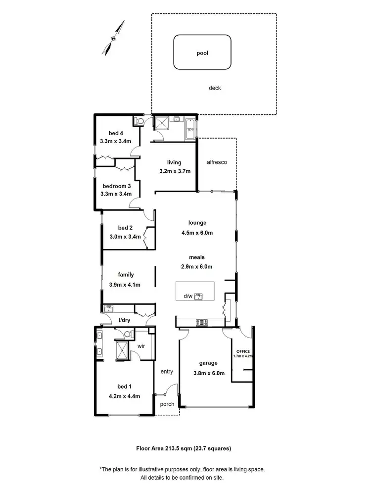 Floorplan of Homely house listing, 63 Griffiths Road, Upwey VIC 3158