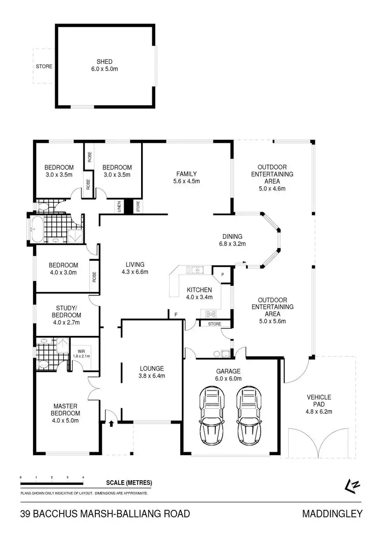 Floorplan of Homely house listing, 39 Bacchus Marsh-Balliang Road, Maddingley VIC 3340