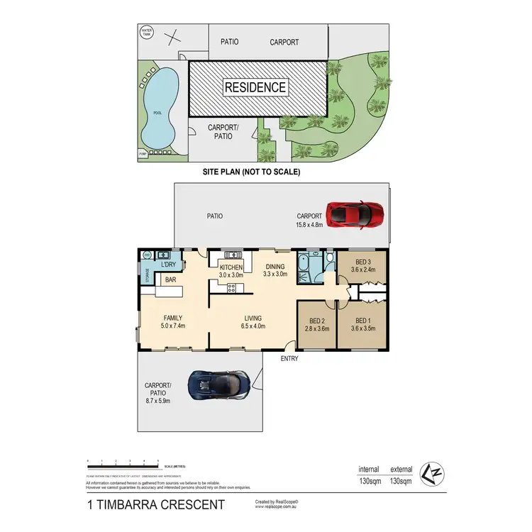 Floorplan of Homely house listing, 1 Timbarra Crescent, Jindalee QLD 4074