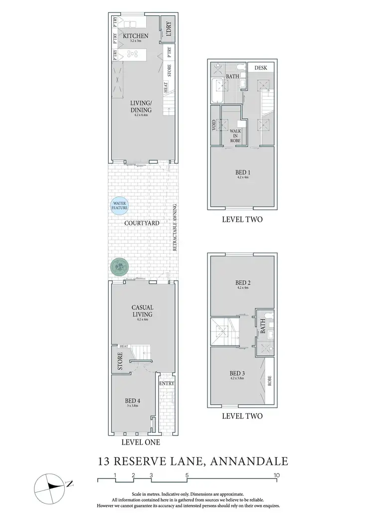 Floorplan of Homely house listing, 13 Reserve Lane, Annandale NSW 2038