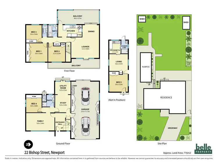 Floorplan of Homely house listing, 22 Bishop Street, Newport NSW 2106